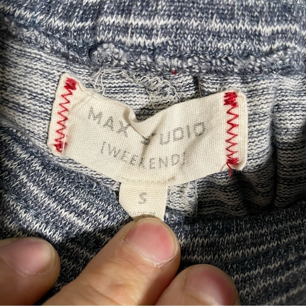 Max Studio Joggers Women’s Stretch Blue Comfort Pants Size Sweatpants Yoga Small - Picture 6 of 6